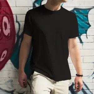 Premium Blank T-shirt-Black