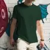 Premium Blank T-shirt-Bottle Green