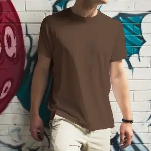 Premium Blank T-shirt-Coffee
