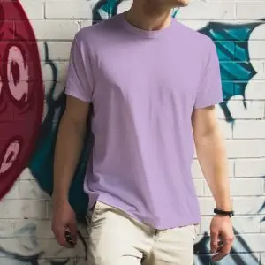 Premium Blank T-shirt-Lavender