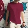 Premium Blank T-shirt-Maroon