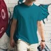 Premium Blank T-shirt-Petrol