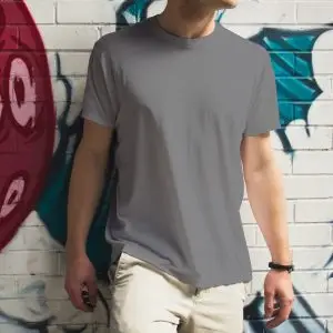 Premium Blank T-shirt-Steel