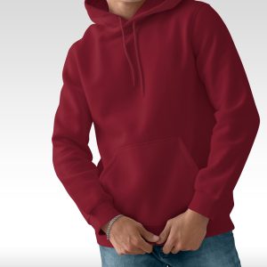 Premium Hoodie For Mens-Maroon