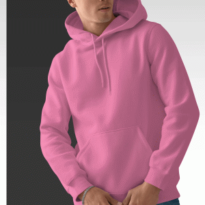 Premium Hoodie For Mens-Pink