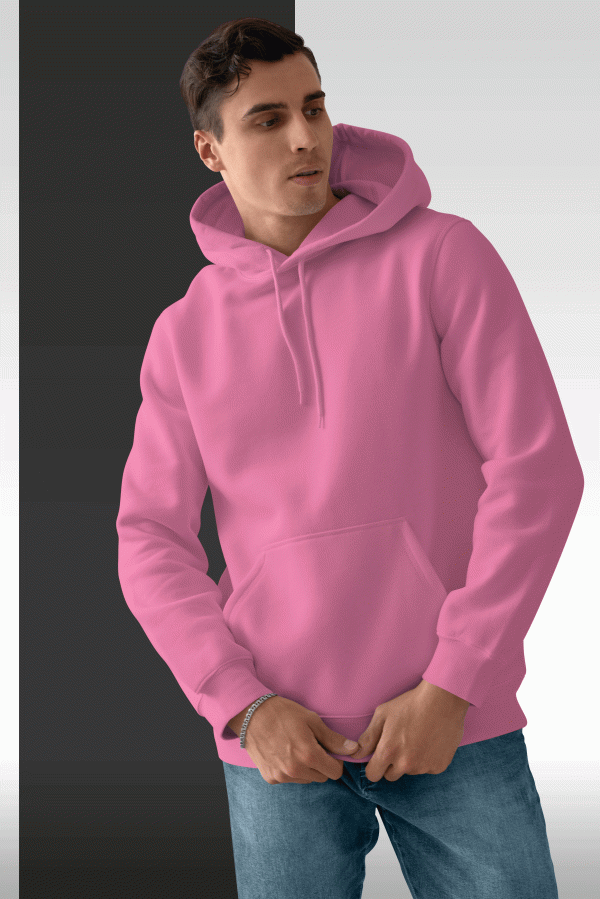 Premium Hoodie For Mens-Pink