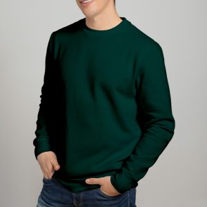 Premium Sweatshirt For Mens-Green