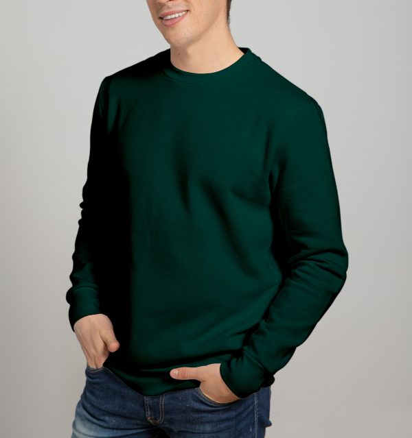 Premium Sweatshirt For Mens-Green