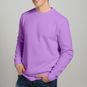 Premium Sweatshirt For Mens-Lavender