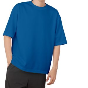 Drop Shoulder T-Shirt-Petrol