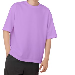 Drop-Shoulder-T-Shirt-lavender