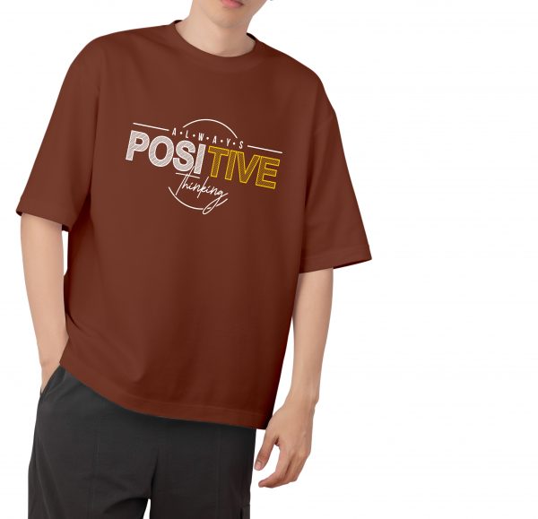 Always Positive Drop Shoulder-Coffee