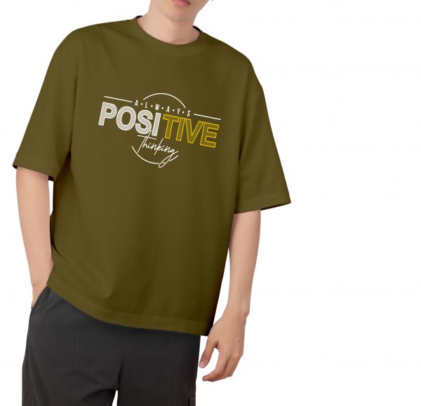Always Positive Drop Shoulder-Olive