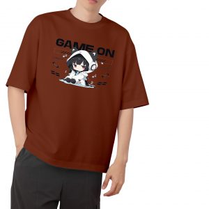 Game On Drop Shoulder-Coffee