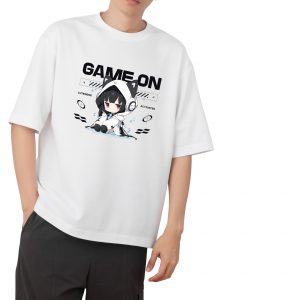 Game On Drop Shoulder-White