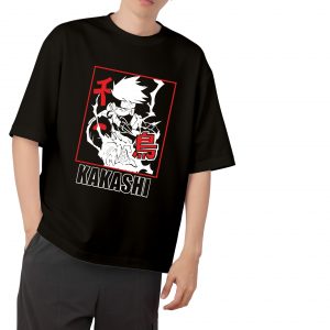 Kakashi Drop Shoulder-Black