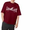 Loomlife Drop Shoulder-Maroon